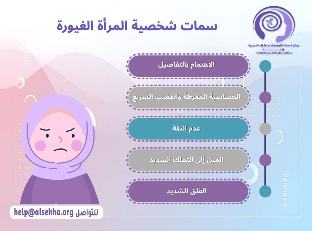 سمات شخصية المرأة الغيورة